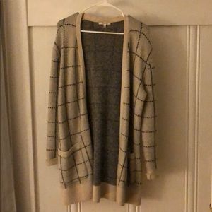 Madewell Longline Openfront Sweater